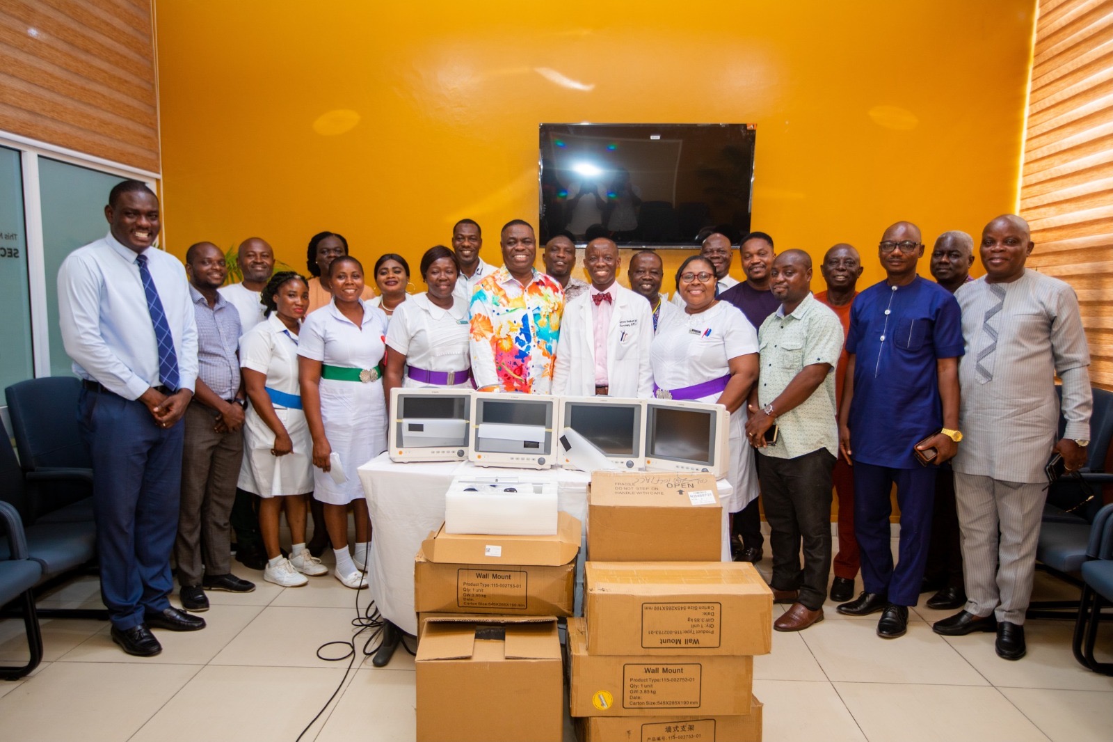 *Bishop Tackie-Yarboi donates medical equipment to Korle-Bu Neurosurgery Unit*